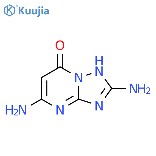 2,5-diamino-4H,7H-1,2,4triazolo1,5-apyrimidin-7-one structure