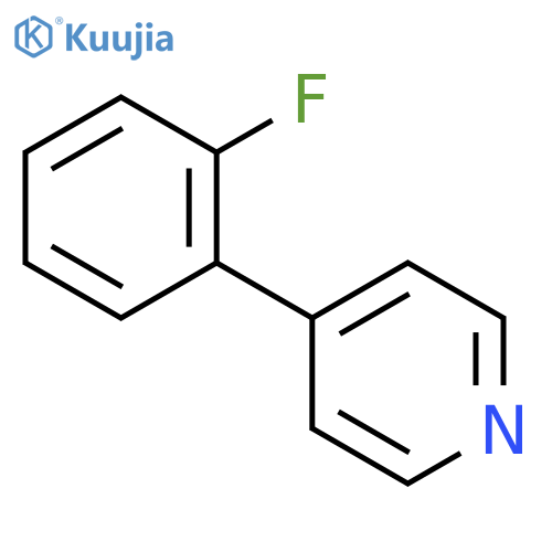 Pyridine, 4-(2-fluorophenyl)- structure