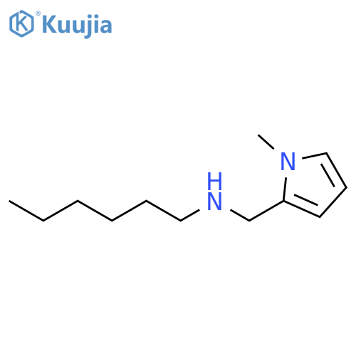hexyl(1-methyl-1H-pyrrol-2-yl)methylamine structure