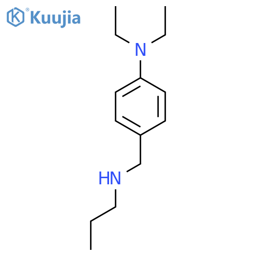N,N-Diethyl-4-(propylaminomethyl)aniline structure