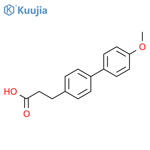 3'-Fluoro-biphenyl-4-propanoic acid structure