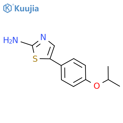 5-[4-(1-Methylethoxy)phenyl]-2-thiazolamine structure