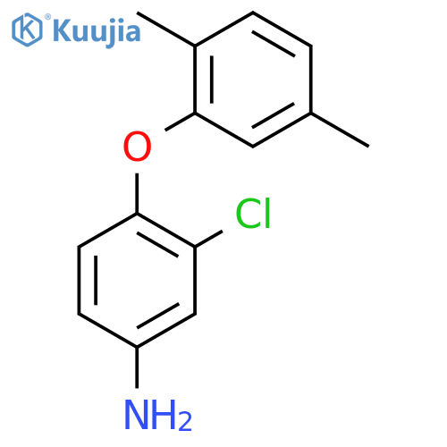 3-Chloro-4-(2,5-dimethylphenoxy)aniline structure
