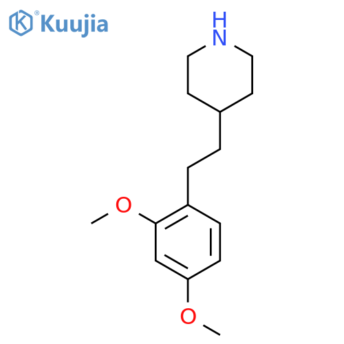 4-2-(2,4-Dimethoxyphenyl)ethylpiperidine structure