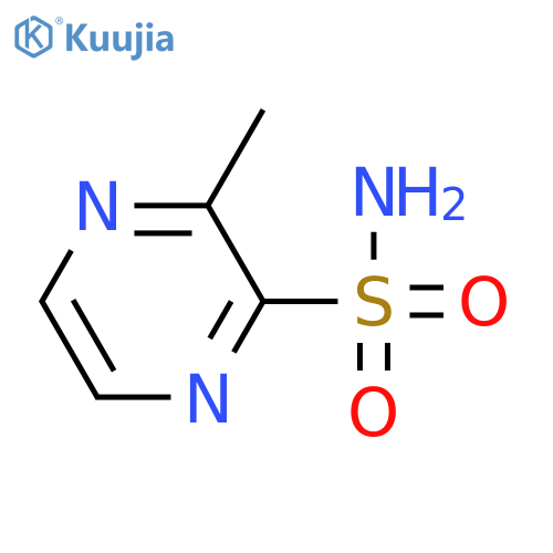 3-methylpyrazine-2-sulfonamide structure