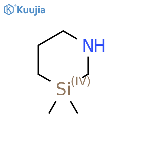 3,3-Dimethyl-1,3-azasilinane structure