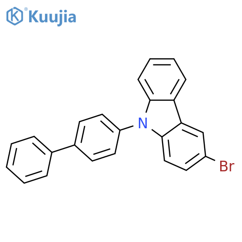9-(1,1'-Biphenyl-4-yl)-3-bromo-9H-carbazole structure