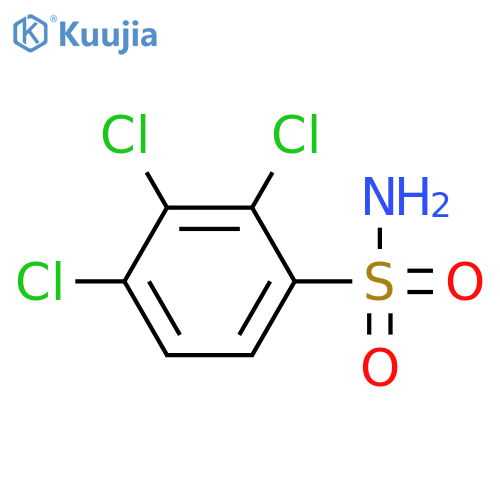 2,3,4-trichlorobenzene-1-sulfonamide structure