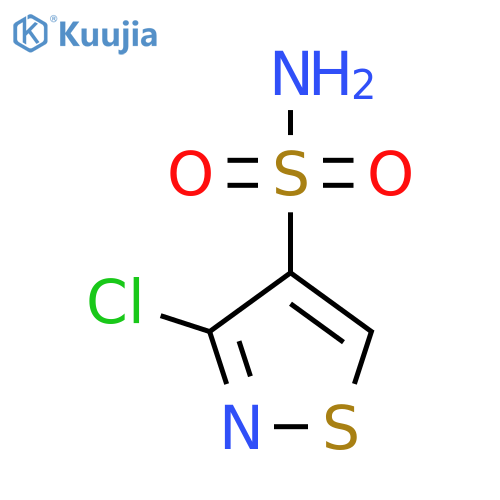 3-chloro-1,2-thiazole-4-sulfonamide structure
