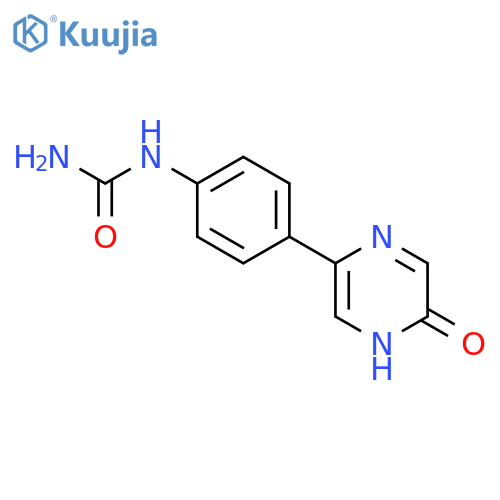 Urea, [4-(4,5-dihydro-5-oxopyrazinyl)phenyl]- structure