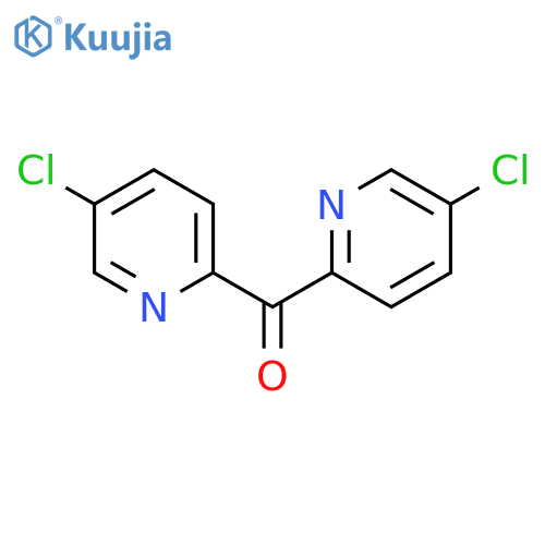 Methanone, bis(5-chloro-2-pyridinyl)- structure