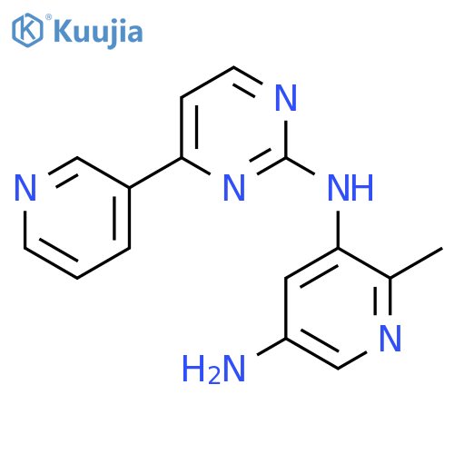 2-Methyl-N3-(4-(pyridin-3-yl)pyriMidin-2-yl)pyridine-3,5-diaMine structure