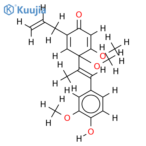 (3'R)-4-hydroxy-3,3',4'-trimethoxy-6'-oxo-Delta1',4',7,8'-8,3'-lignan structure