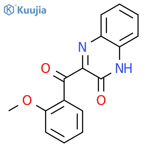 2(1H)-Quinoxalinone, 3-(2-methoxybenzoyl)- structure