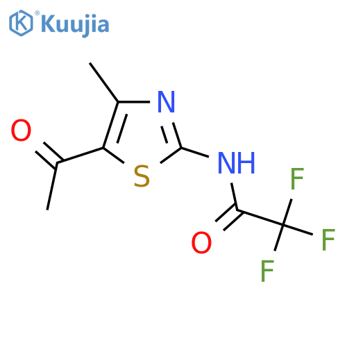 N-(3-Acetyl-4-methyl(2,5-thiazolyl))-2,2,2-trifluoroethanamide structure