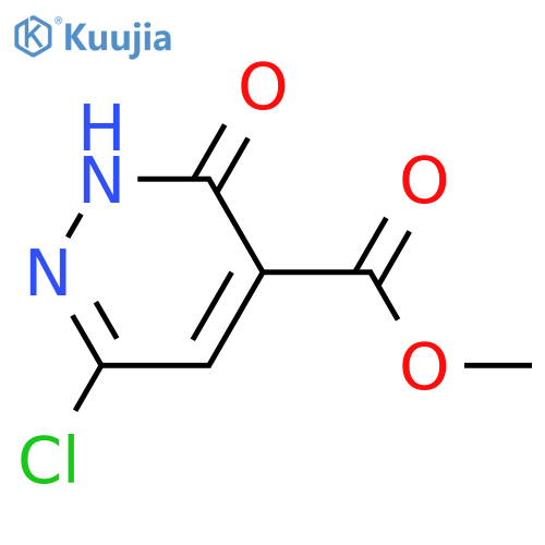 methyl 6-chloro-3-oxo-2,3-dihydropyridazine-4-carboxylate structure
