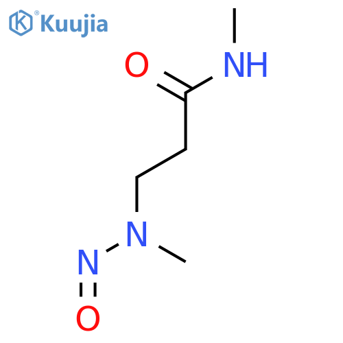N-Methyl-3-(methyl(nitroso)amino)propanamide structure