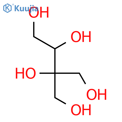1,2,3,4-Butanetetrol, 2-(hydroxymethyl)- structure