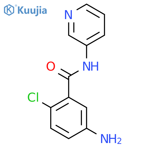 Benzamide, 5-amino-2-chloro-N-3-pyridinyl- structure