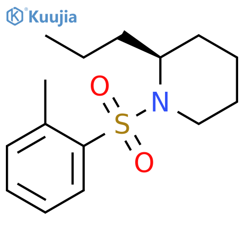 Piperidine, 1-[(methylphenyl)sulfonyl]-2-propyl-, (S)- structure