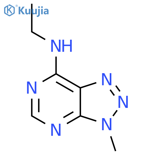 N-ethyl-3-methyl-3H-1,2,3triazolo4,5-dpyrimidin-7-amine structure