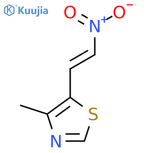 4-methyl-5-(2-nitroethenyl)-1,3-thiazole structure