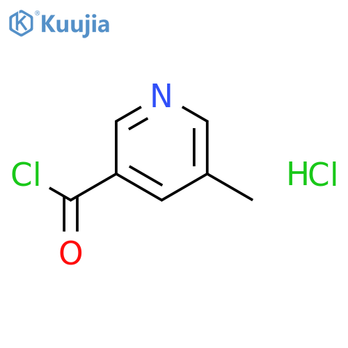 3-Pyridinecarbonylchloride, 5-methyl-, hydrochloride (1:1) structure