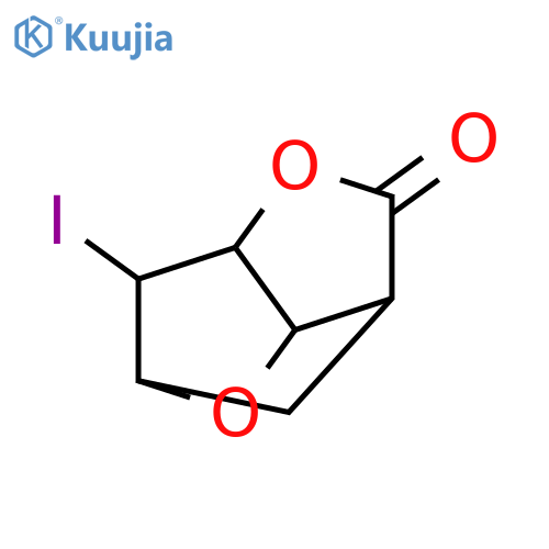 6-Hydroxy-5-iodo-7-oxabicyclo2.2.1heptane-2-carboxylic Acid γ-Lactone structure