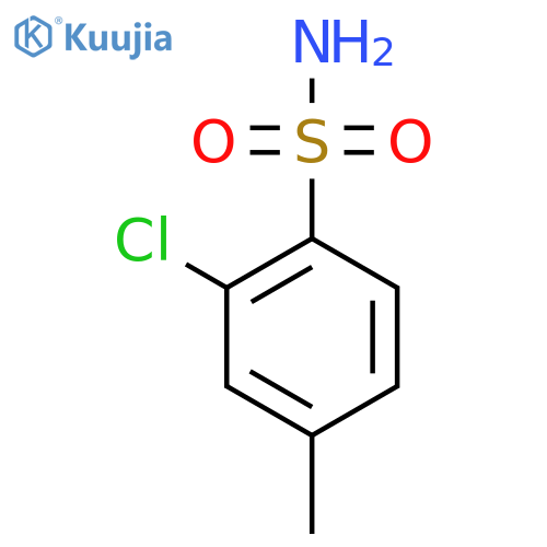 2-chloro-4-methylbenzene-1-sulfonamide structure