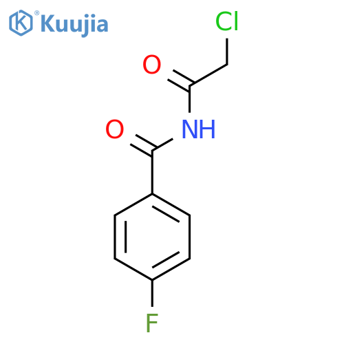 N-(2-Chloroacetyl)-4-fluorobenzamide structure