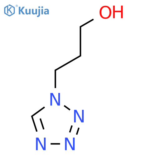 3-(1H-1,2,3,4-tetrazol-1-yl)propan-1-ol structure