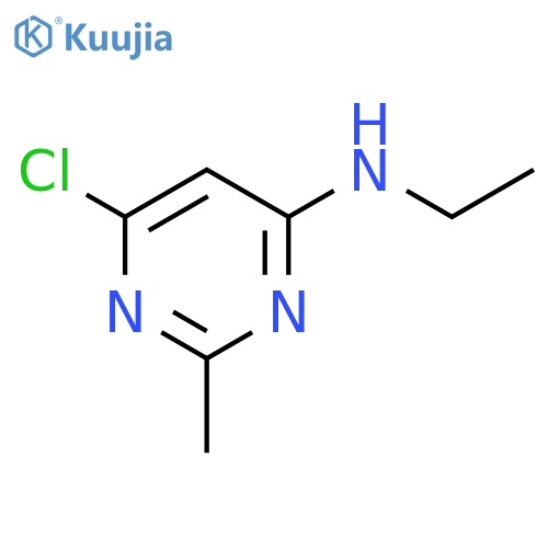 6-Chloro-N-ethyl-2-methylpyrimidin-4-amine structure