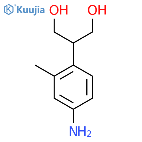 1,3-Propanediol, 2-(4-amino-2-methylphenyl)- structure