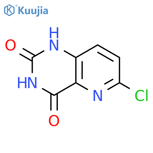 Pyrido[3,2-d]pyrimidine-2,4(1H,3H)-dione, 6-chloro- structure