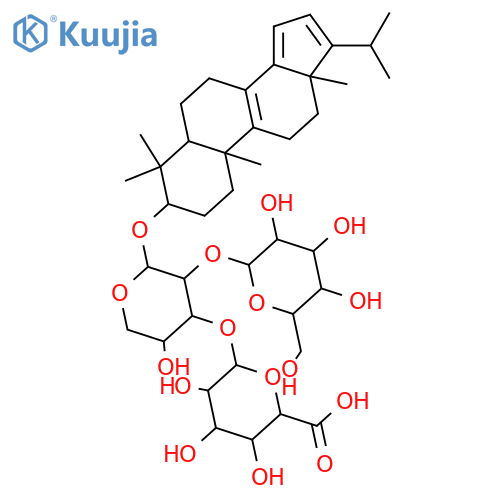 4,4,20-Trimethylpregna-8,14,16-trien-3-ol; 3β-form, 3-O-[β-D-Galactopyranosyl-(1→2)-[β-D-galacturonopyranosyl-(1→3)]-α-L-arabinopyranoside] structure