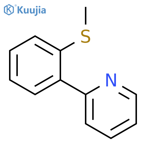 Pyridine, 2-[2-(methylthio)phenyl]- structure