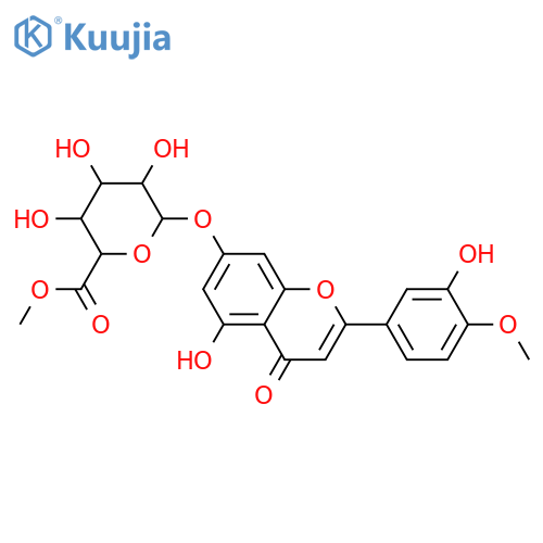 3',5,7-Trihydroxy-4'-methoxyflavone; 7-O-(6-O-Methyl-β-D-glucuronopyranoside) structure