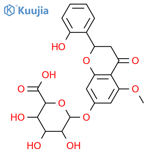 2',5,7-Trihydroxyflavanone; (S)-form, 5-Me ether, 7-O-β-D-glucuronopyranoside structure