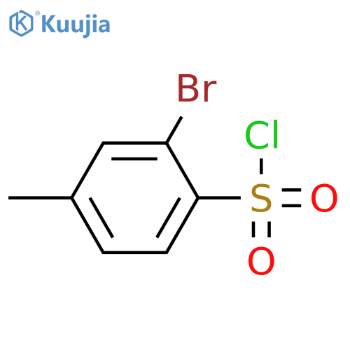 2-Bromo-4-methylbenzenesulfonyl chloride structure