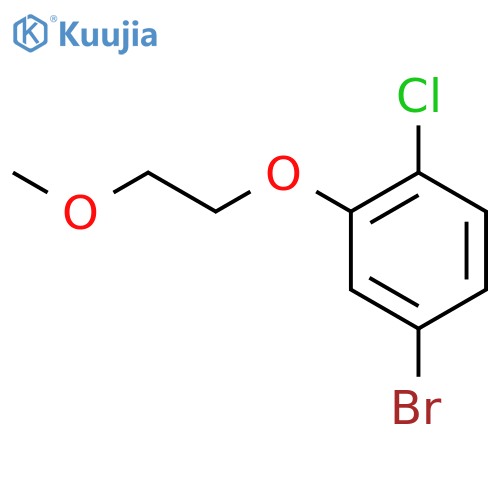 4-Bromo-1-chloro-2-(2-methoxyethoxy)benzene structure