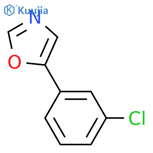 5-(3-Chlorophenyl)oxazole structure