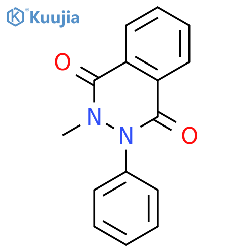 1,4-Phthalazinedione, 2,3-dihydro-2-methyl-3-phenyl- structure