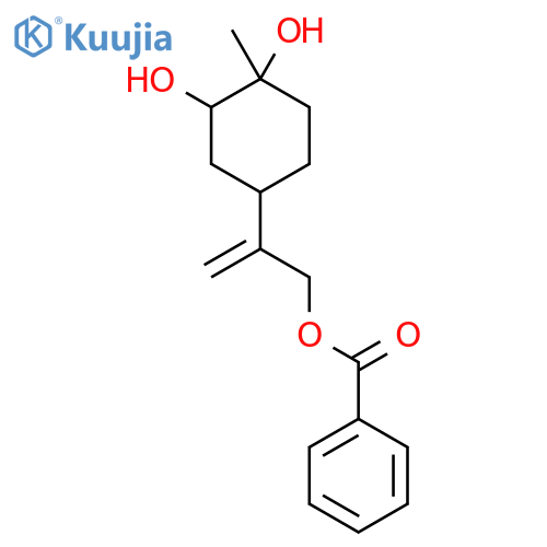 1,2-Cyclohexanediol, 4-[1-[(benzoyloxy)methyl]ethenyl]-1-methyl- structure