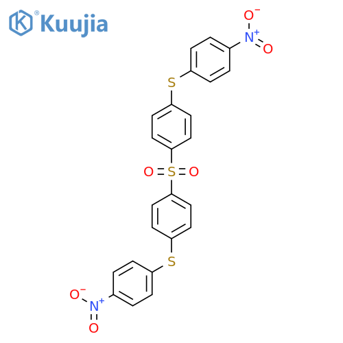 Benzene, 1,1'-sulfonylbis[4-[(4-nitrophenyl)thio]- structure