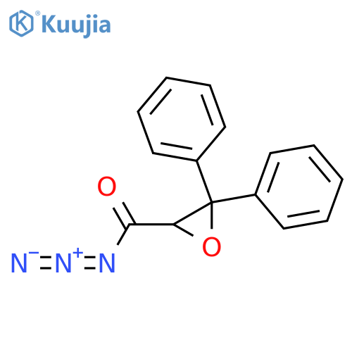 Oxiranecarbonyl azide, 3,3-diphenyl- structure