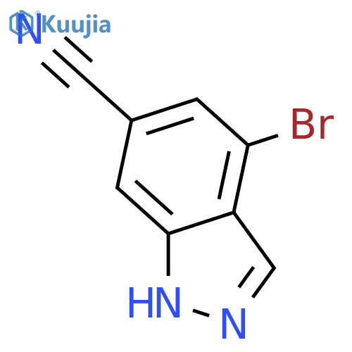 4-Bromo-1H-indazole-6-carbonitrile structure