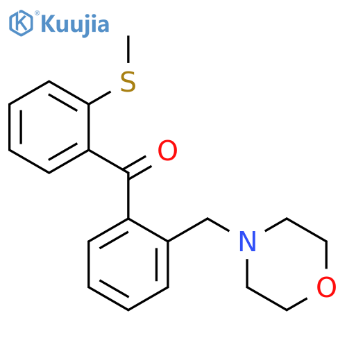 2-Morpholinomethyl-2'-thiomethylbenzophenone structure