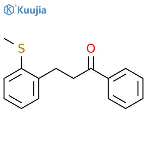 3-(2-Thiomethylphenyl)propiophenone structure
