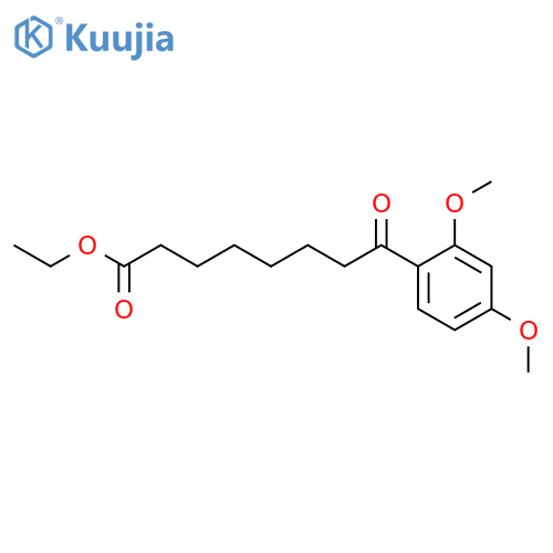 ETHYL 8-(2,4-DIMETHOXYPHENYL)-8-OXOOCTANOATE structure