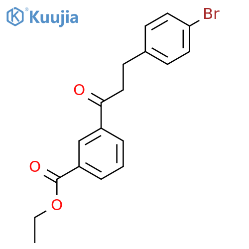 3-(4-Bromophenyl)-3'-carboethoxypropiophenone structure